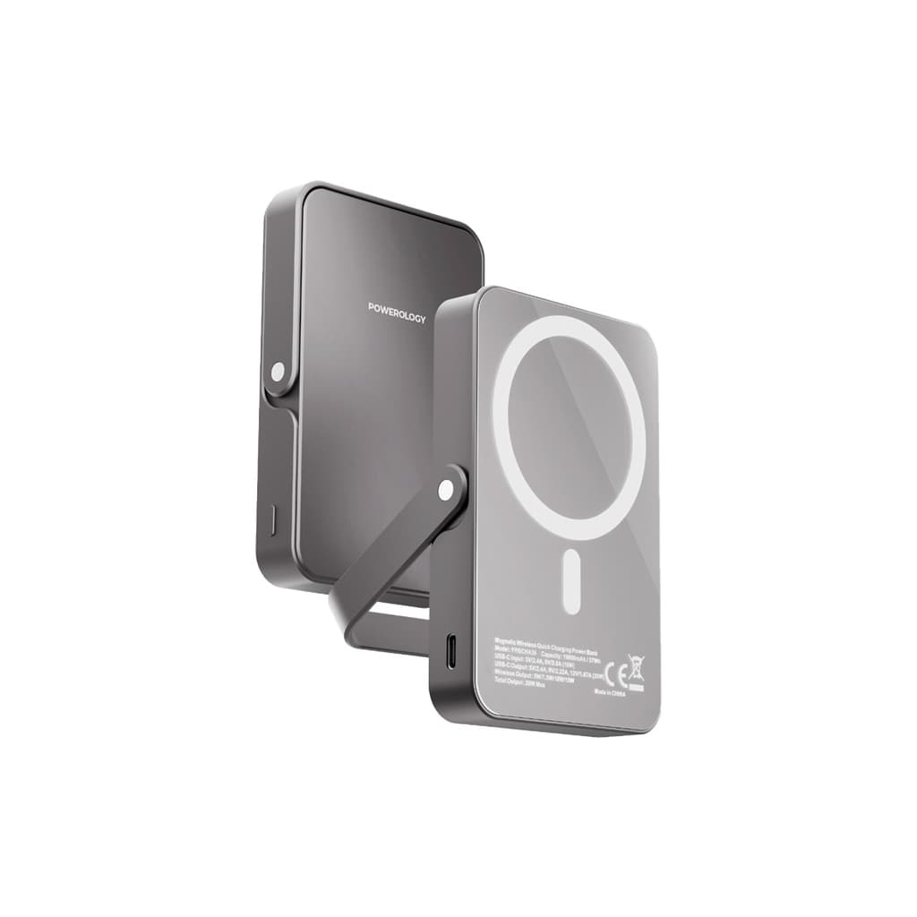 پاوربانک مگ سیف 10 هزار پاورولوژی Powerology 10000mAh MagSafe Power Glass Surface PPBCHA36 — تصویر ۱۰