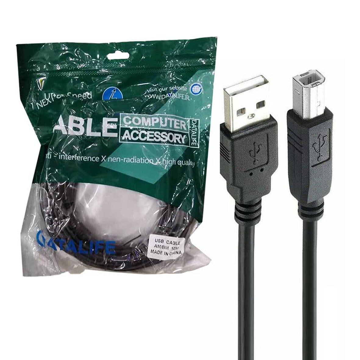 کابل پرینتر DataLife 10m کد 3095