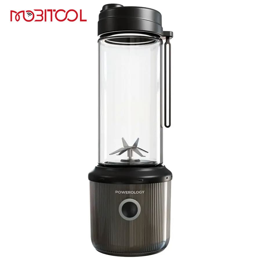 مخلوط‌ کن و جویسر شارژی 126 وات پاورولوژی Powerology Press & Refresh Portable Blender PSM013 — تصویر ۷