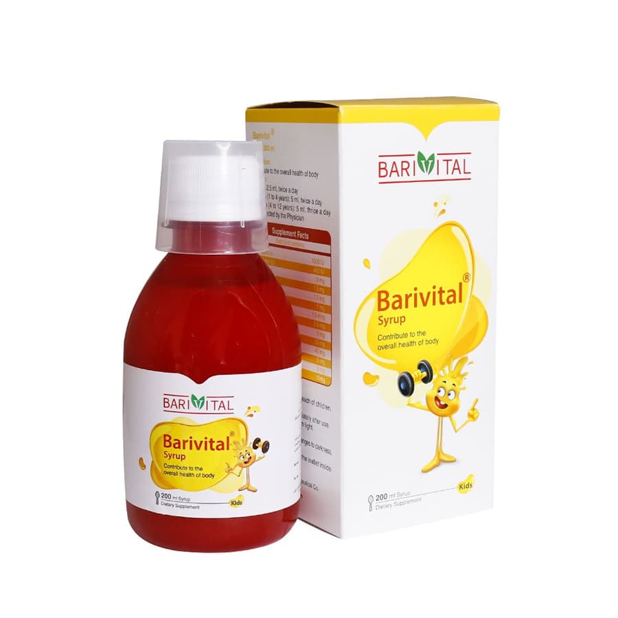 شربت باریویتال کودکان Kids Barivital Syrup — تصویر ۳