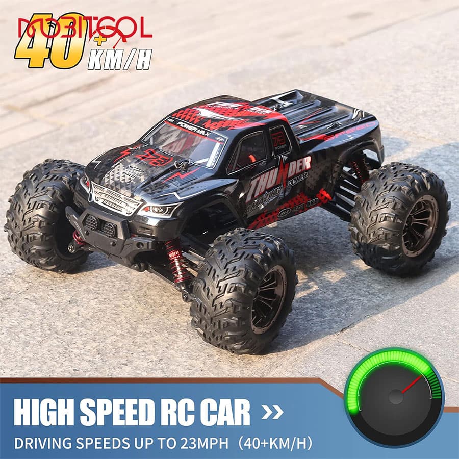 ماشین کنترلی آفرود سرعتی Thunder IPX4 amazing power RC 1:16 — تصویر ۵