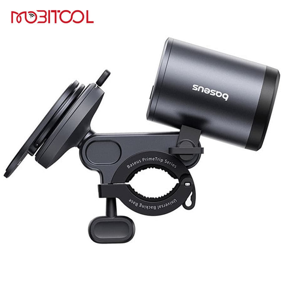 هولدر و چراغ قوه دوچرخه و موتور بیسوس Baseus PrimeTrip Light And Bike Holder BS-CG025 — تصویر ۳