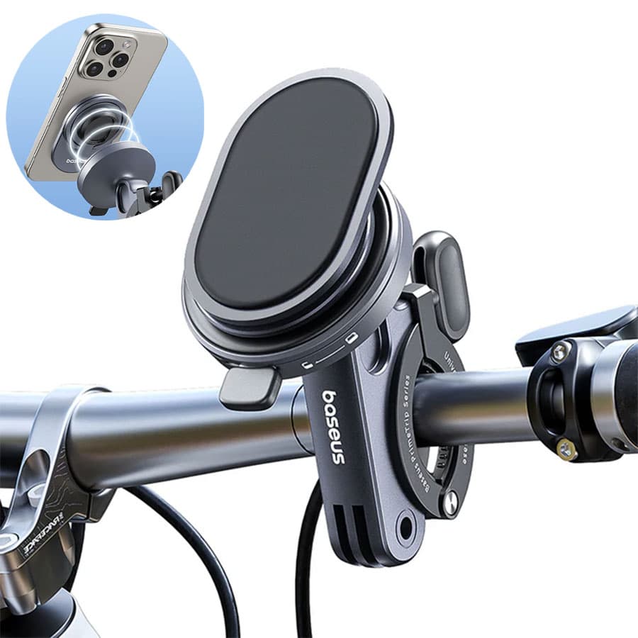 هولدر دوچرخه و موتور بیسوس Baseus PrimeTrip Stick-On Bike Phone Mount BS-CM038