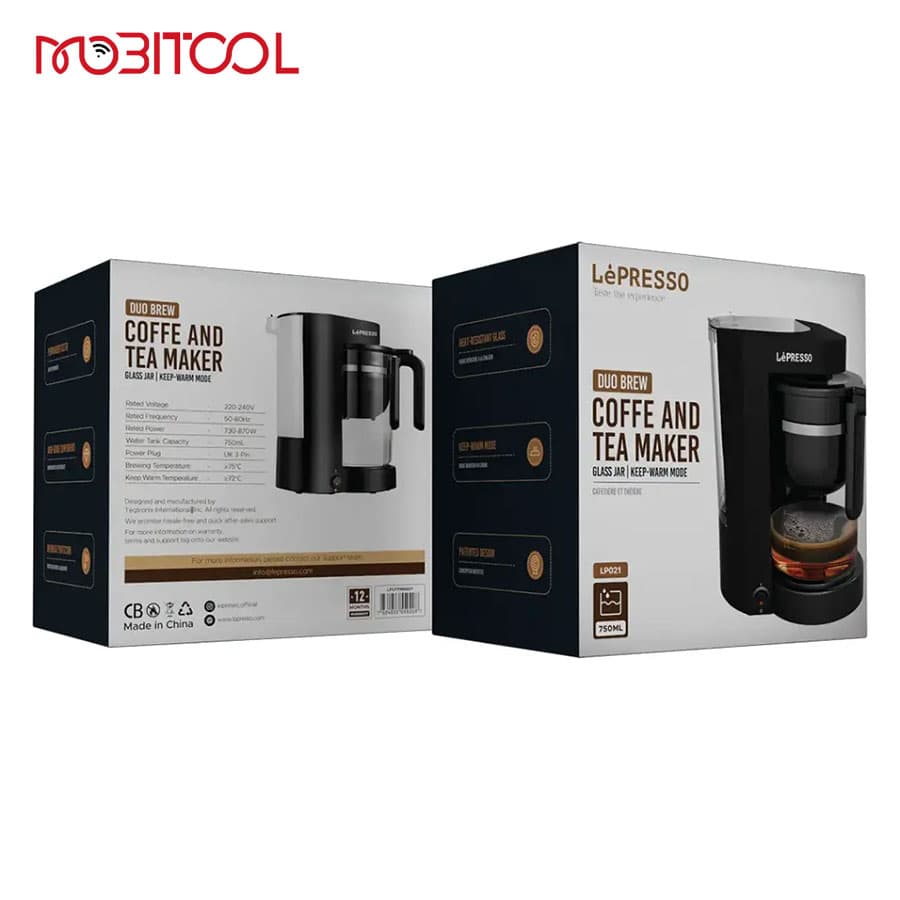 قهوهساز و چایساز لپرسو Lepresso Duo Brew Coffee and Tea Maker LP021 — تصویر ۸