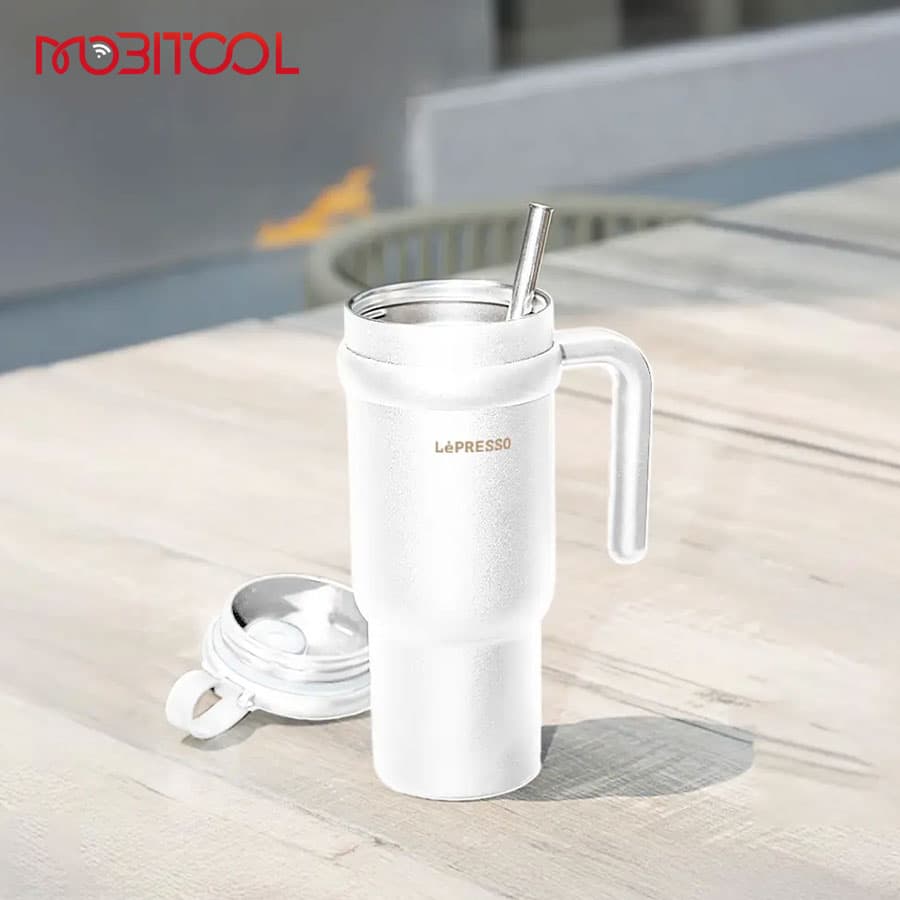 ماگ استیل قابل حمل لپرسو Lepresso Thermo Flask Insulated Mug LP024 — تصویر ۵