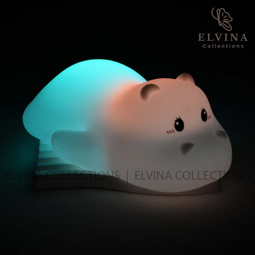 چراغ خواب فانتزی سیلیکونی اسب آبی کد1300 — تصویر ۷