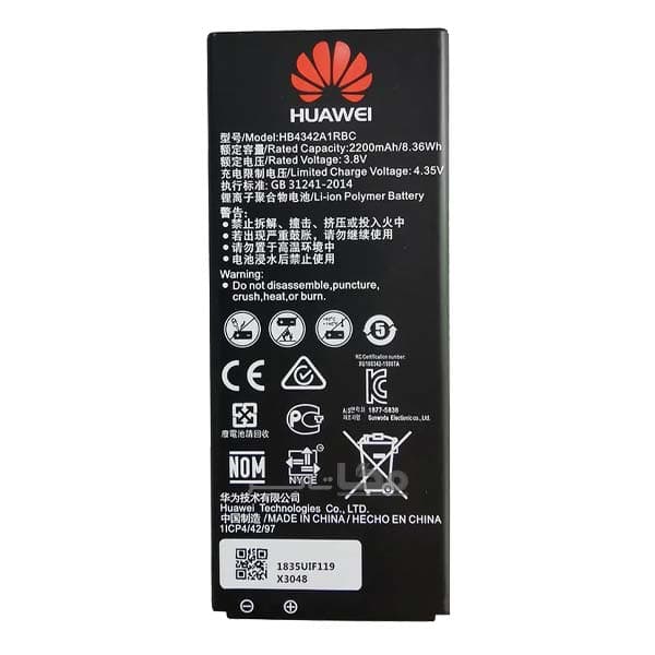 باتری اصلی هواوی Huawei Ascend Y6 — تصویر ۳