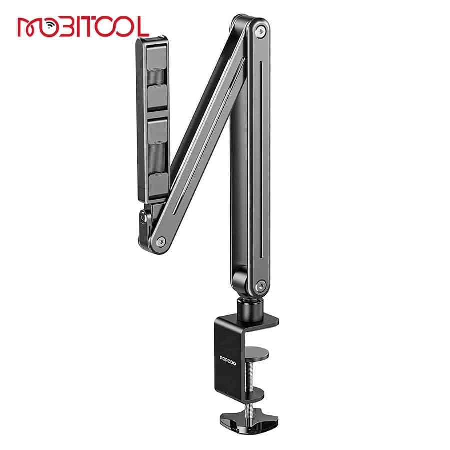 پایه نگهدارنده رومیزی موبایل و تبلت پرودو Porodo Multi-Joint Phone & Tablet Mount PD-HSM22 — تصویر ۵