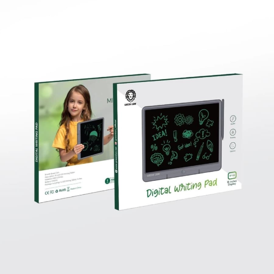 تخته دیجیتال 15 اینچ گرین لاین Green Lion LCD Digital Writing Pad 15 inch — تصویر ۱۰