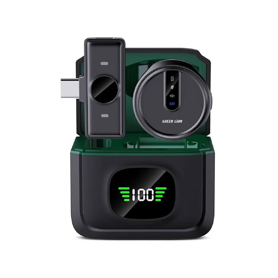 میکروفون یقه‌ ای تک کاربره وایرلس گرین لاین Green Lion GM-88X Wireless Microphone