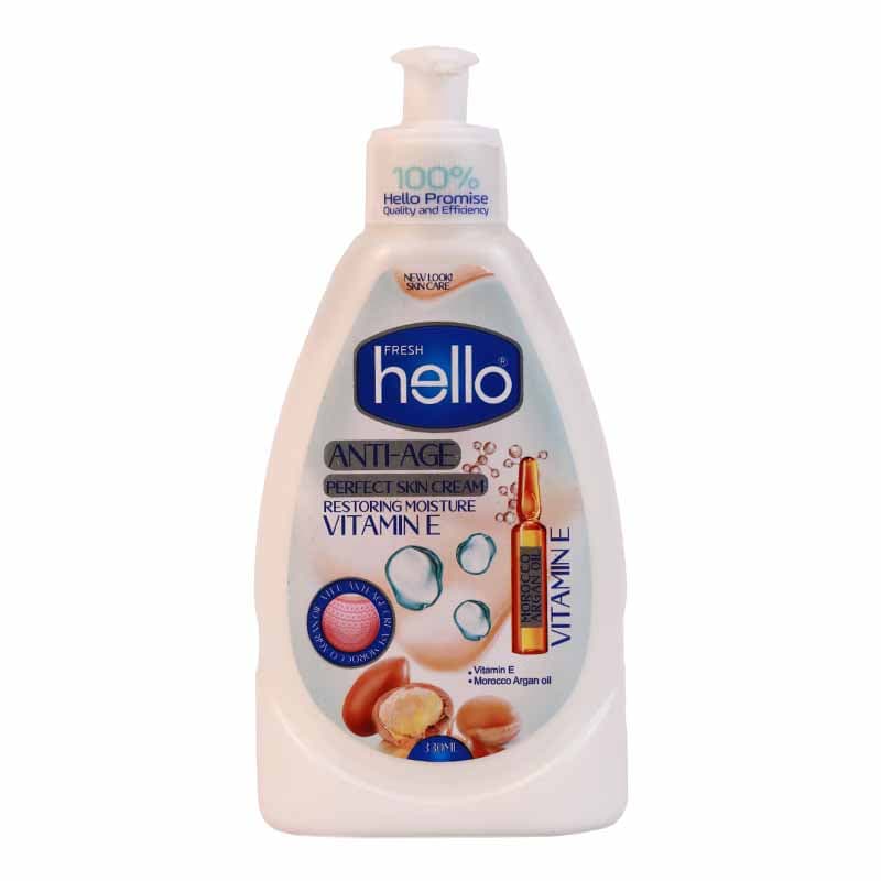 کرم مرطوب کننده پمپی هلو فرش مدل آرگان حجم 330mL — تصویر ۲