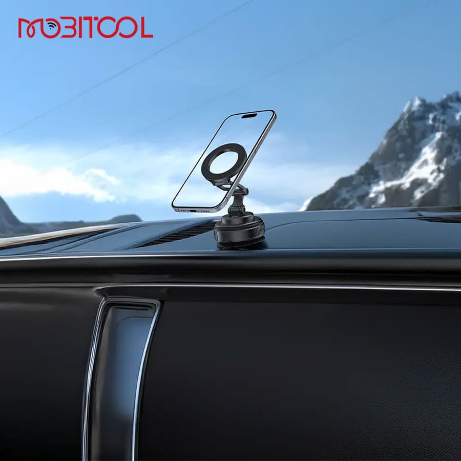 هولدر موبایل وکیومی مگ سیف گرین لاین Green Lion GX-36 Suction Phone Holder — تصویر ۳