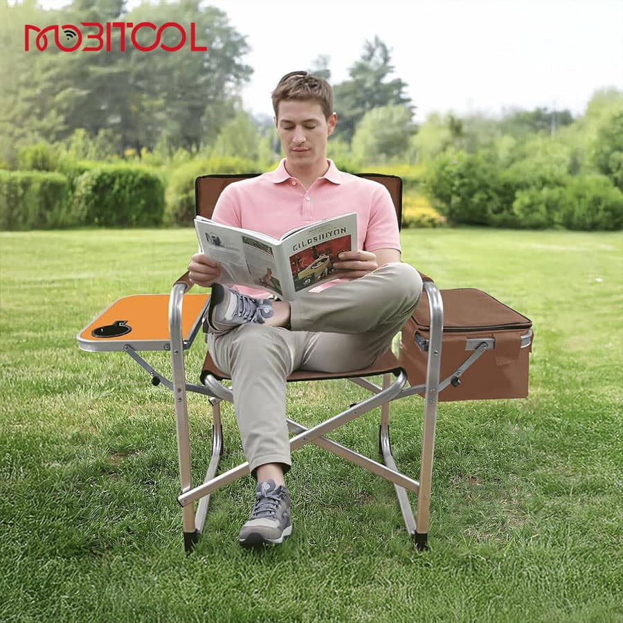 صندلی تاشو کمپینگ پرودو Porodo Lifestyle Outdoor Folding Director Chair — تصویر ۶