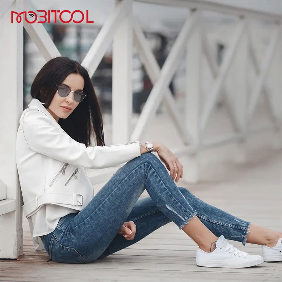 عینک دودی آنتی بلو هوشمند گرین لاین Green Lion Urban-X Smart Eyewear GL-SG12 — تصویر ۵