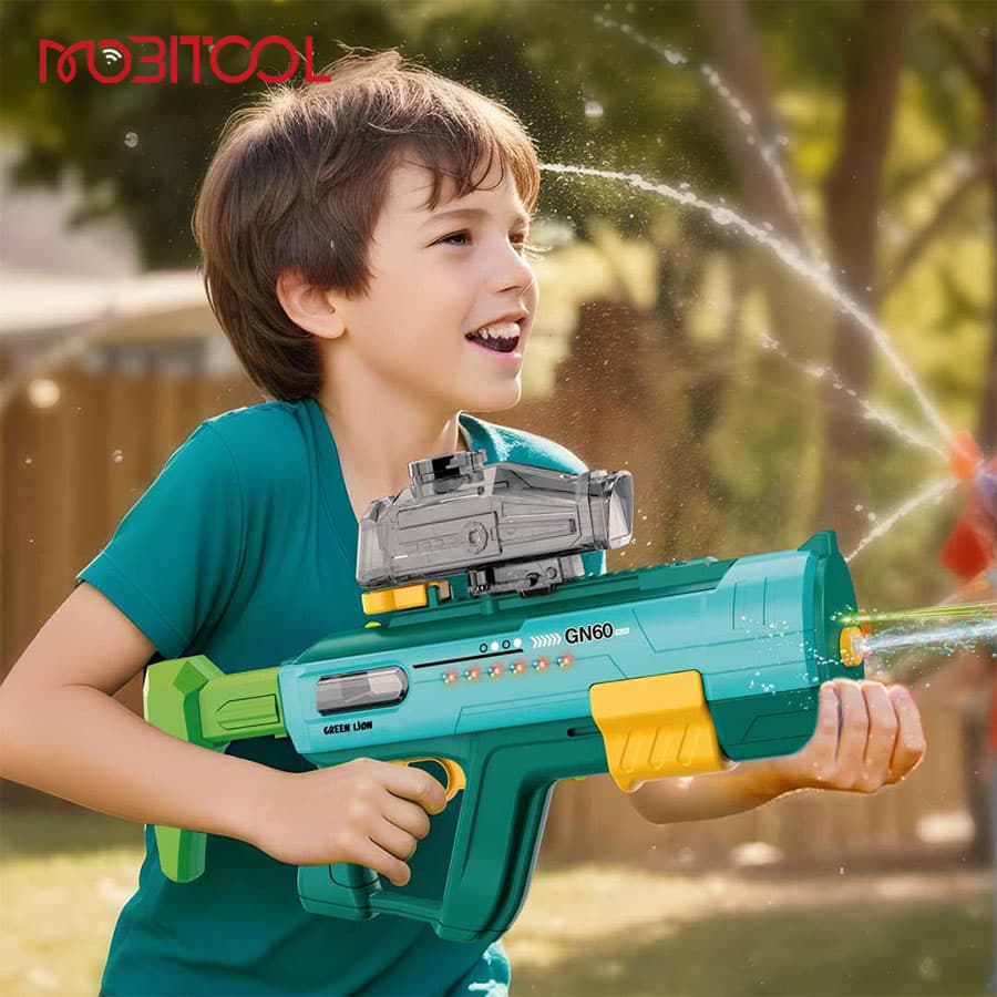 تفنگ آب پاش اتوماتیک و دستی گرین لاین Green Lion GN60 Water Gun Automatic & Manual Mode — تصویر ۳