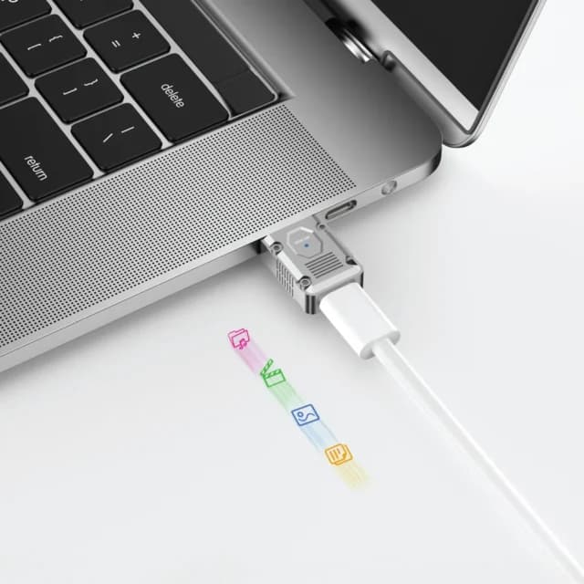 مبدل او تی جی تایپ سی به یو اس بی گرین لاین Green Lion OTG Adapter USB-A to USB-C 120W — تصویر ۷