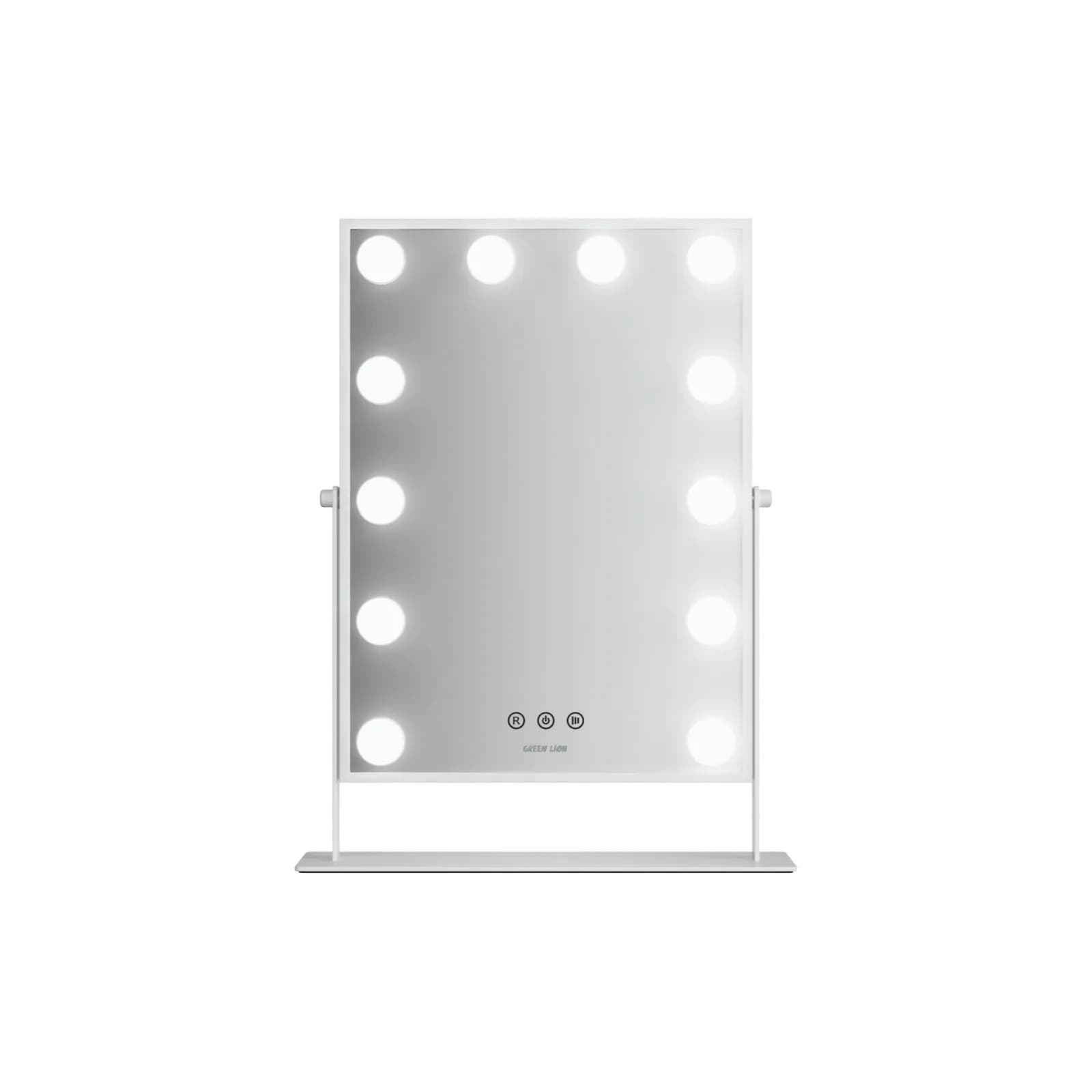 آینه آرایشی LED دار 12 تایی گرین لاین Green Lion Glam Shine Makeup Mirror 12 LED Lights — تصویر ۱۱