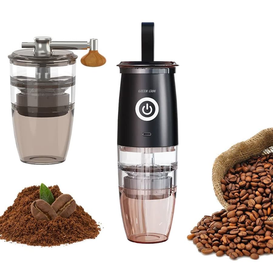 آسیاب قهوه دستی و شارژی گرین لاین Green Lion Portable Coffee Grinder