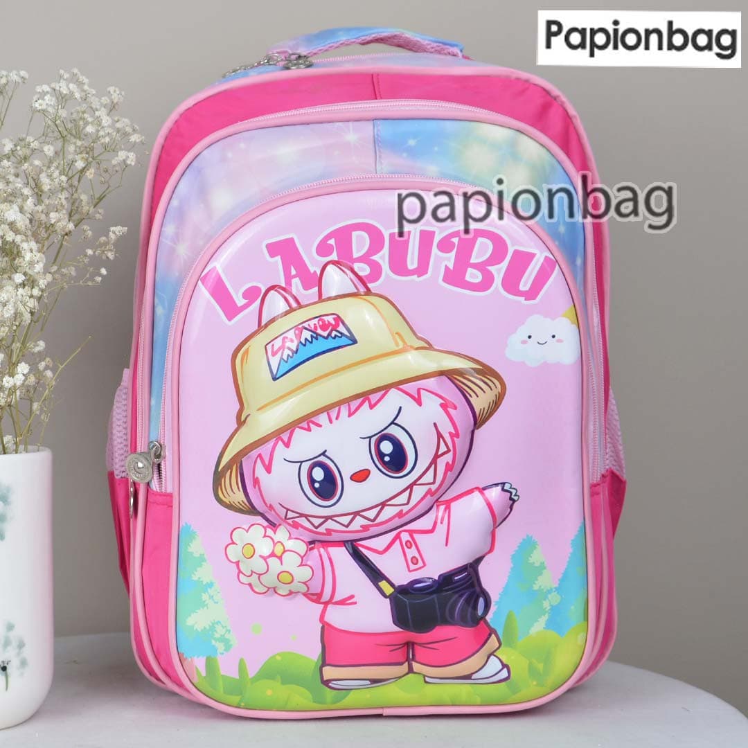 کیف مدرسه دخترانه لبوبو LABUBU کد1257 — تصویر ۱۰