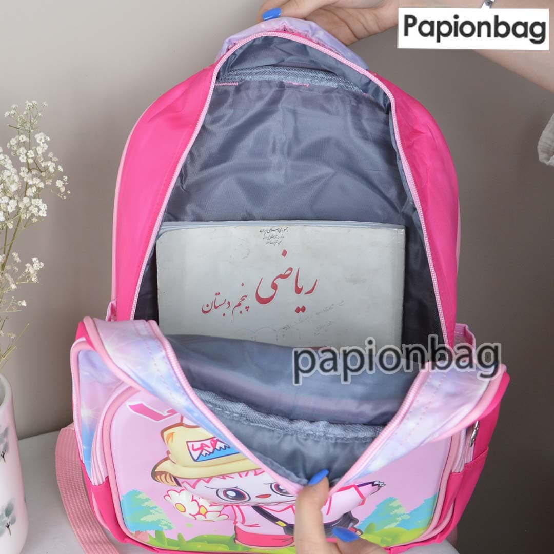 کیف مدرسه دخترانه لبوبو LABUBU کد1257 — تصویر ۷