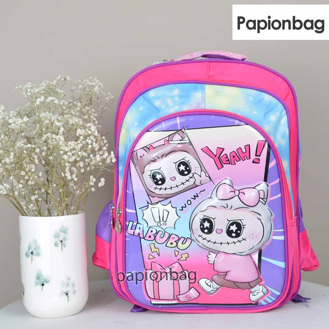 کیف مدرسه دخترانه لبوبو LABUBU کد1256