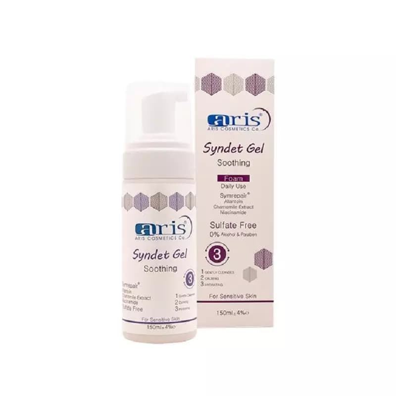 فوم ژل شستشوی صورت آریس مناسب پوست حساس حجم 150mL — تصویر ۲