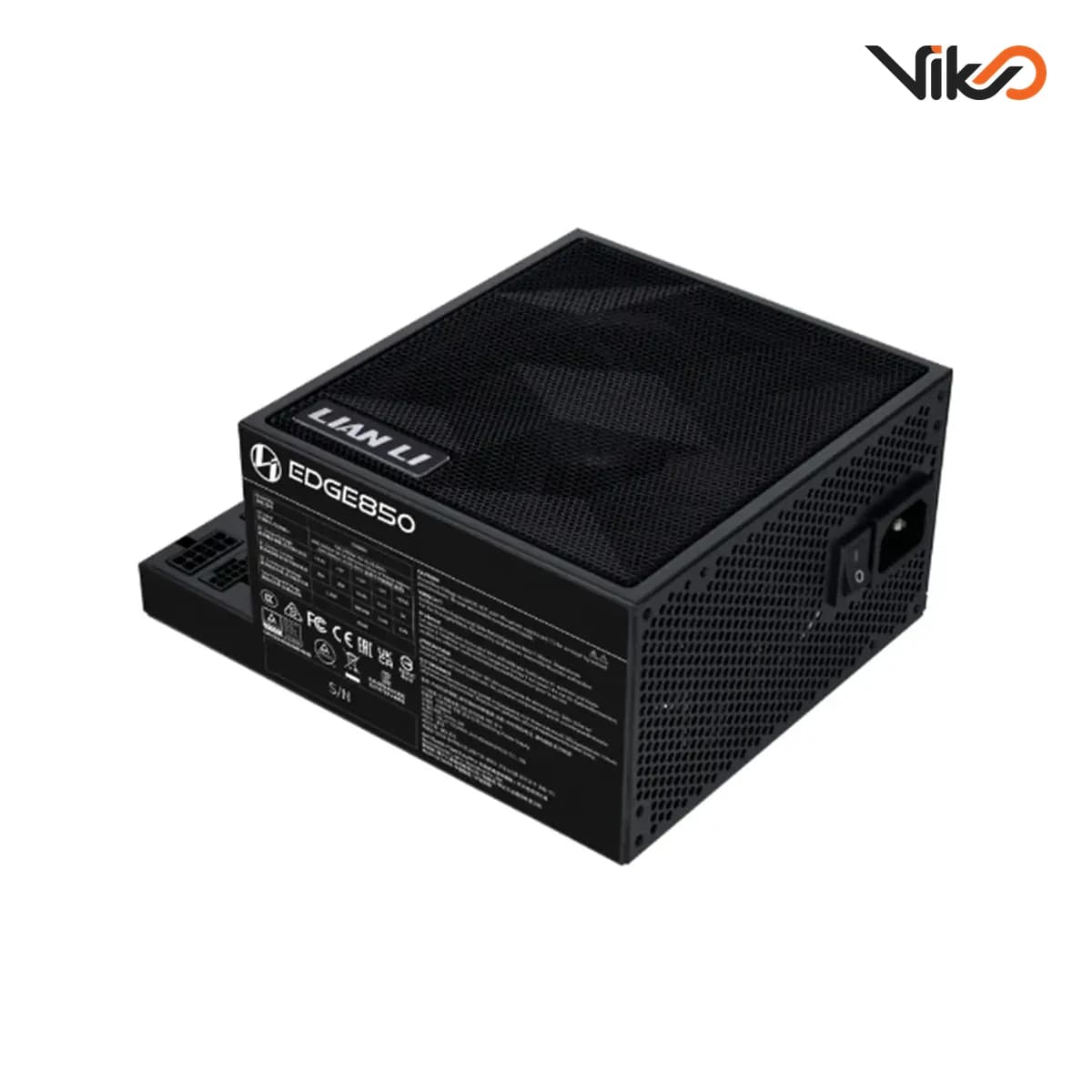 منبع تغذیه کامپیوتر لیان لی مدل EDGE GOLD 850W UK Black — تصویر ۴