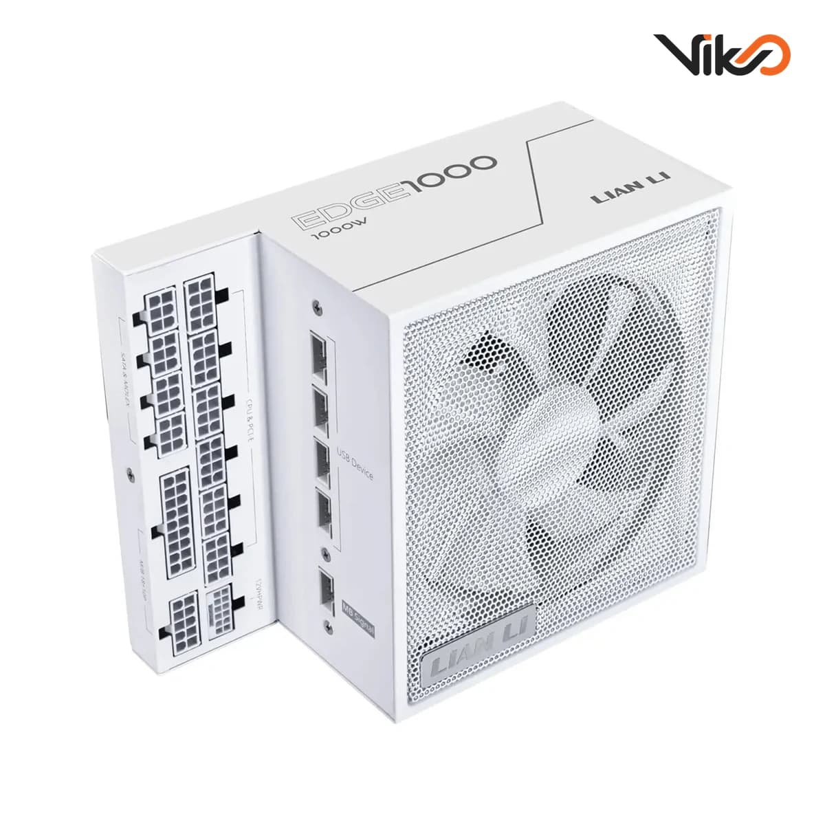 منبع تغذیه کامپیوتر لیان لی مدل EDGE GOLD 1000W UK White — تصویر ۳