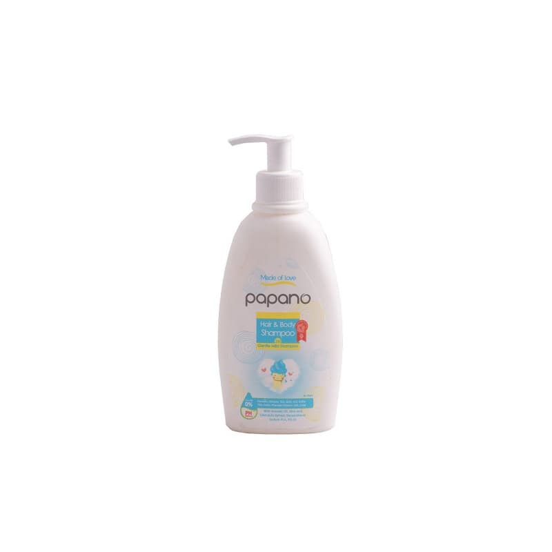 شامپو کودک پاپانو مناسب سر و بدن حجم 300mL