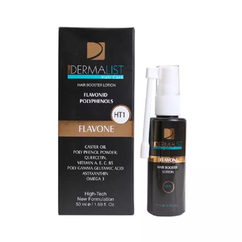 لوسیون تقویت کننده مو درمالیست مدل HT1 حجم 50mL