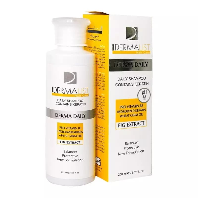 شامپو روزانه درمالیست مدل کراتین حجم 200mL