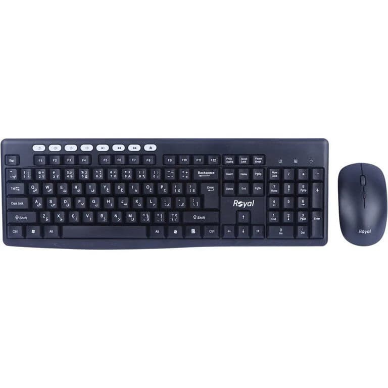 کیبورد و ماوس بی سیم رویال مدل RKM-870 — تصویر ۲