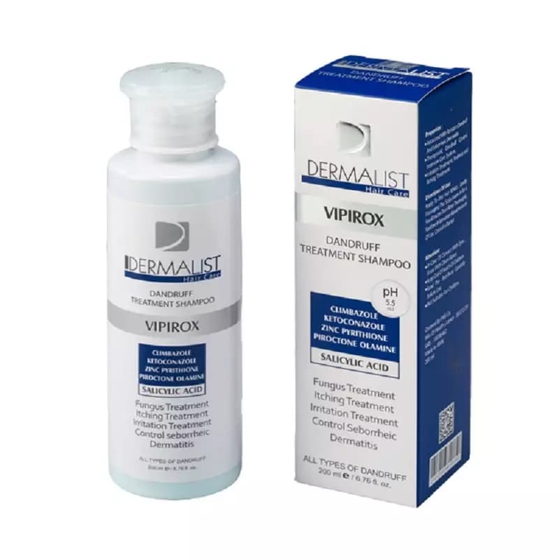 شامپو ضدشوره درمالیست مدل vipirox حجم 200mL