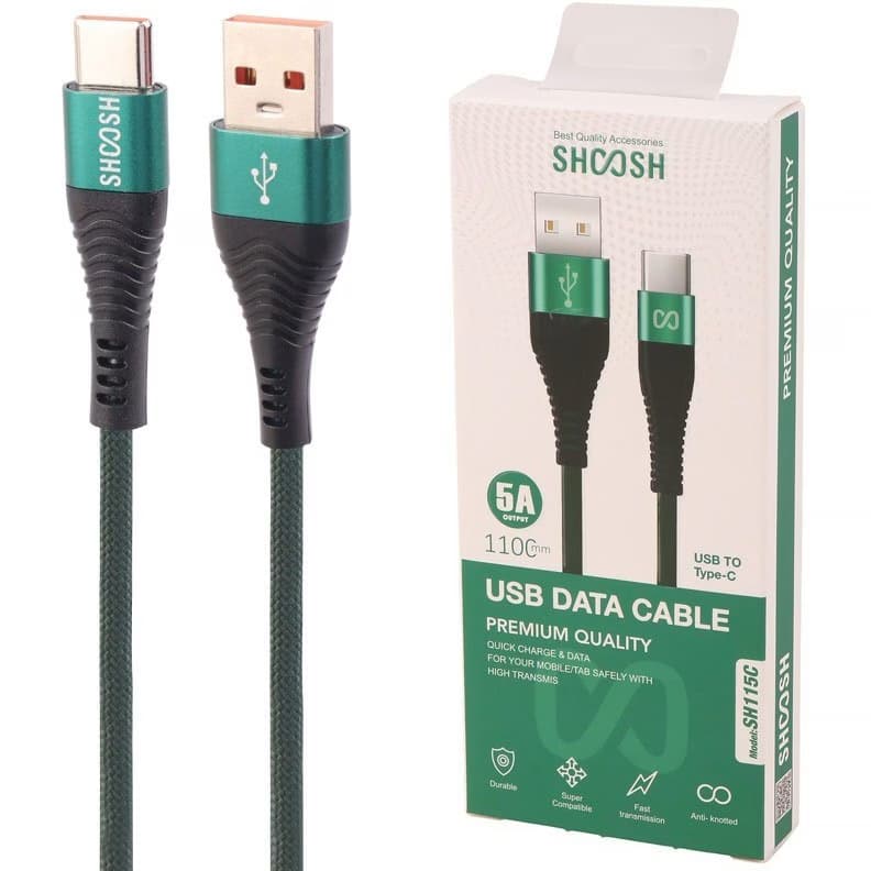 کابل شارژ TYPE-C شوش مدل SH115C به طول 1 متر — تصویر ۲