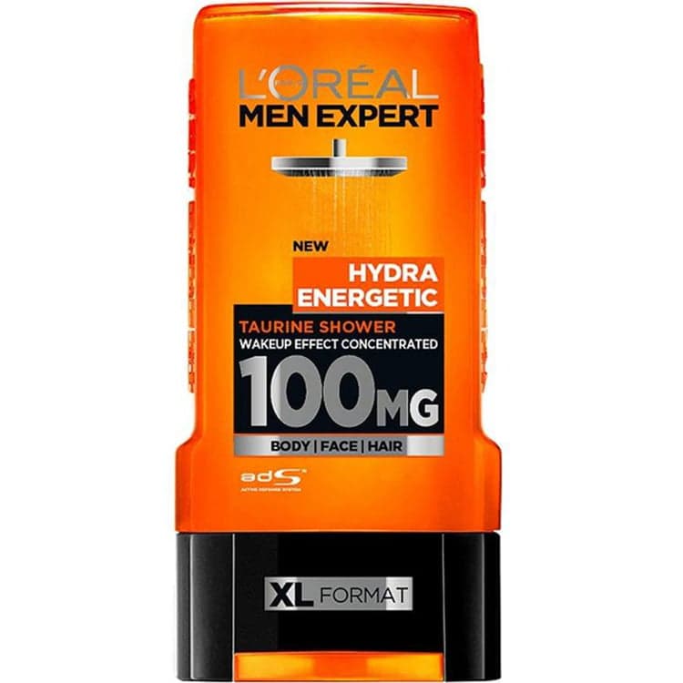 ژل دوش آقایان لورال سری LOreal Men Expert مدل Hydra Energetic حجم 300 میلی لیتر — تصویر ۲