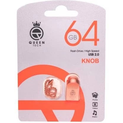فلش مموری کوئین تک مدل KNOB ظرفیت ۶۴ گیگابایت USB 2.0 — تصویر ۵