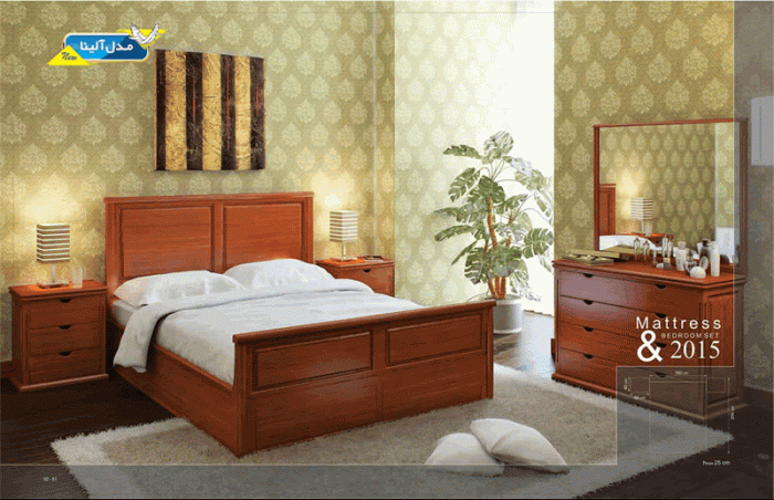 تخت آلینا خوشخواب عرض 100