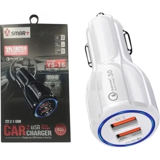 شارژر فندکی فست شارژ 2پورت وی اسمارت مدل VS-16 — تصویر ۵