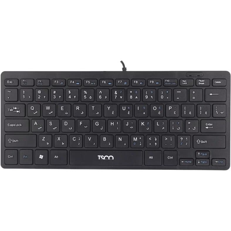 کیبورد با سیم تسکو مدل TK8044 سوییچ ممبران — تصویر ۲