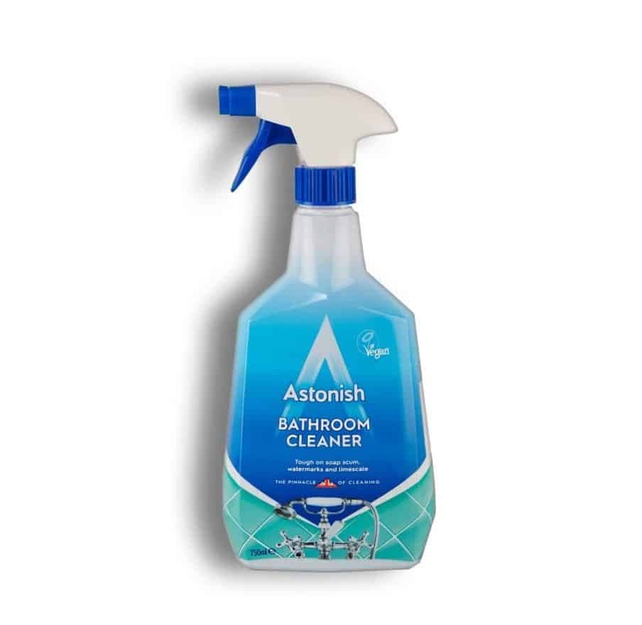 اسپری پاک کننده و براق کننده سطوح حمام و سرویس بهداشتی استونیش Astonish حجم 750 میل
