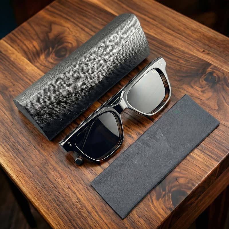 عینک آفتابی ویفرر (Wayfarer) آلبرت وگ مدل SZ8204 Tortoise Obsidian — تصویر ۶