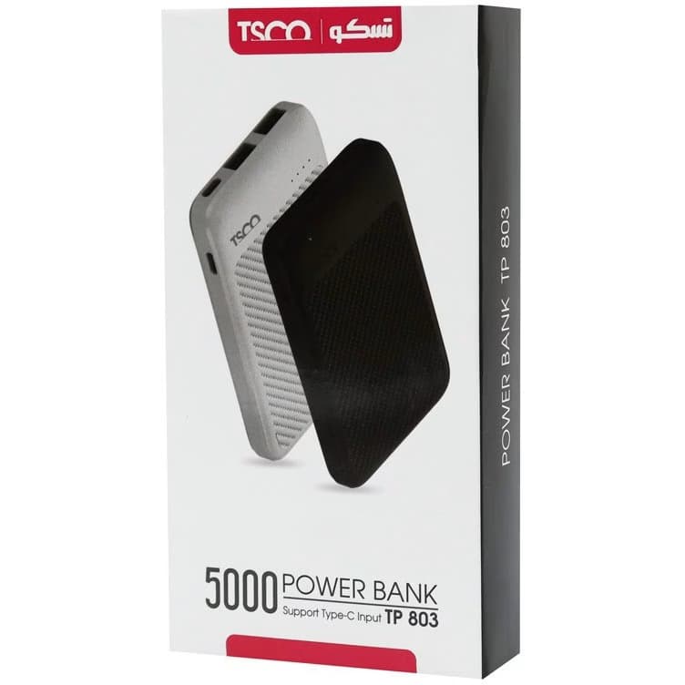 پاوربانک تسکو مدل TP 803 ظرفیت 5000 میلی‌آمپرساعت — تصویر ۱۰