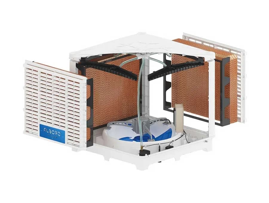 کولر پلیمری نیرو تهویه البرز 15000 پایین زن مدل NTAC3/150D — تصویر ۳