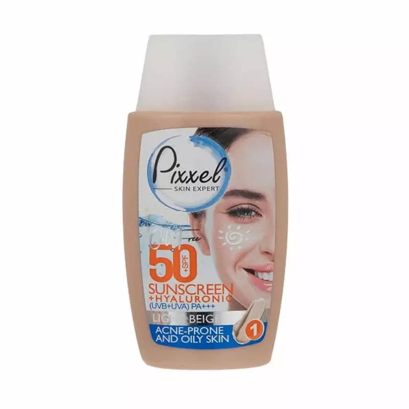 کرم ضد آفتاب رنگی کامان مناسب پوست خشک بژ طبیعی حجم 50mL