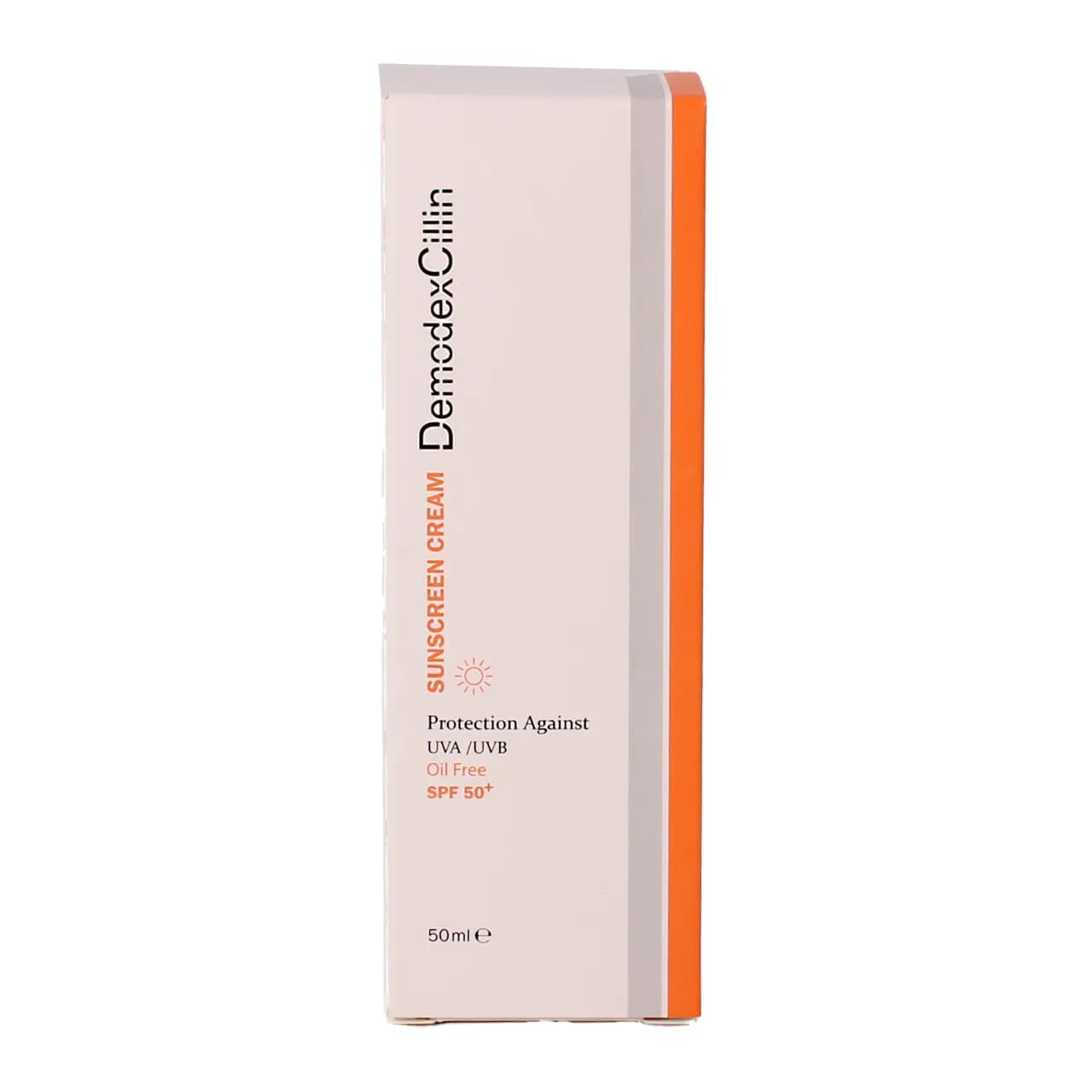 کرم ضد آفتاب دمودکسیلین بی رنگ SPF50 حجم 50mL — تصویر ۴