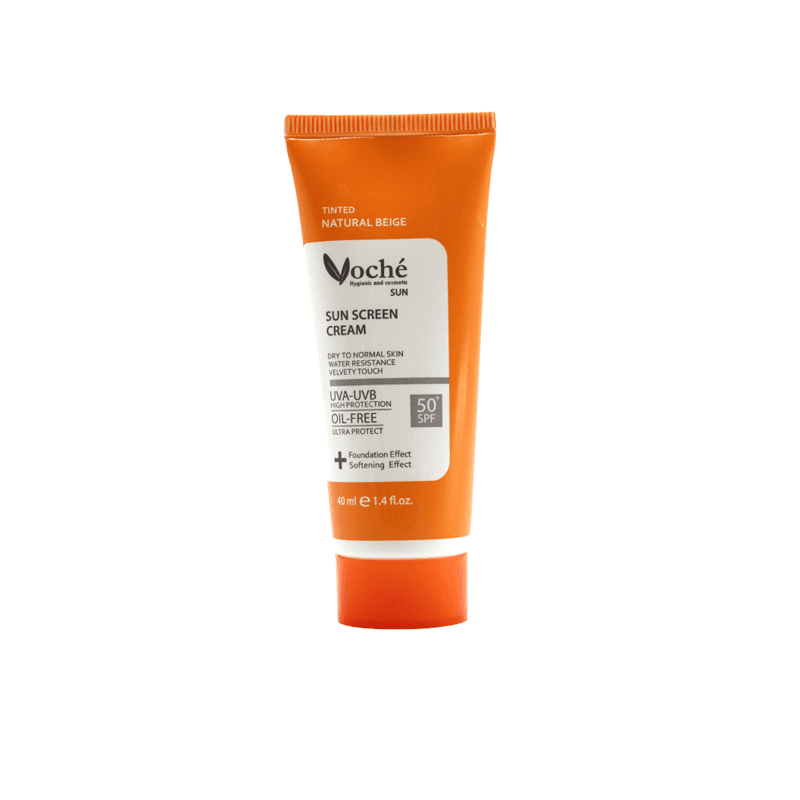 کرم ضد آفتاب وچه مناسب پوست خشک و معمولی بژ طبیعی حجم 40mL
