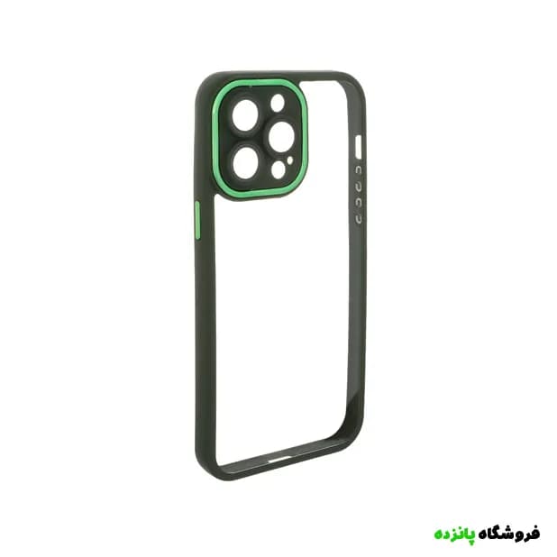 قاب New Skin آیفون 14 پرو مکس محافظ لنز گلس دار – سبز