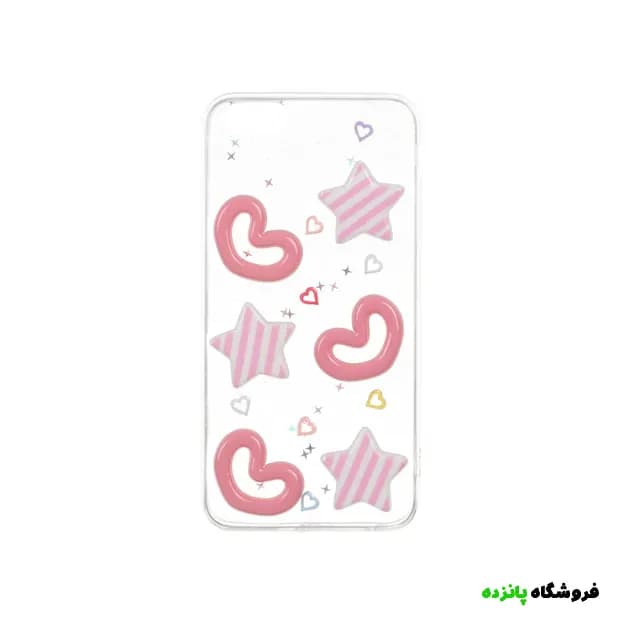 قاب رزینی شفاف آیفون 6 پلاس مدل Love Star