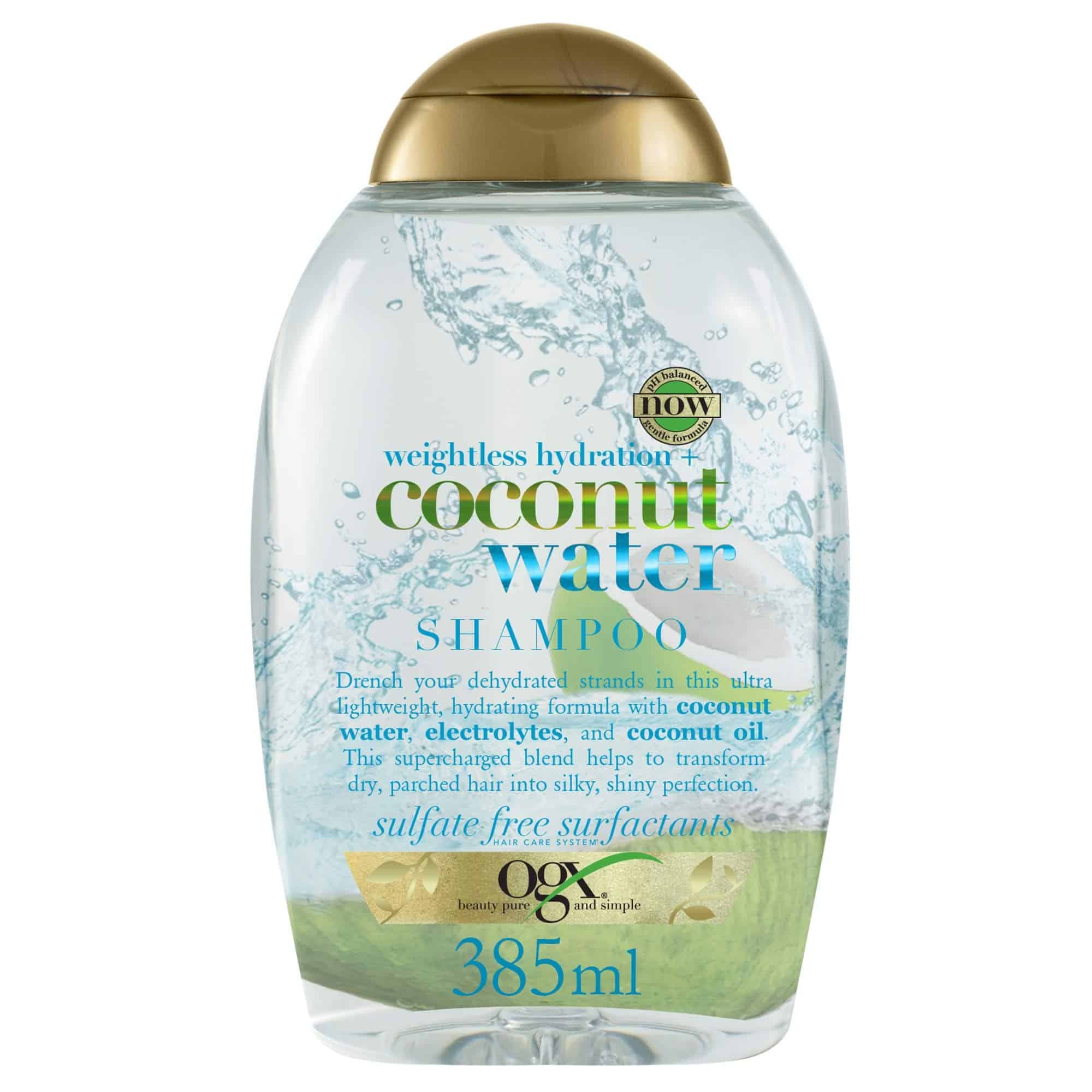 شامپو او جی ایکس OGX آبرسان مدل Coconut Water حجم 385 میل