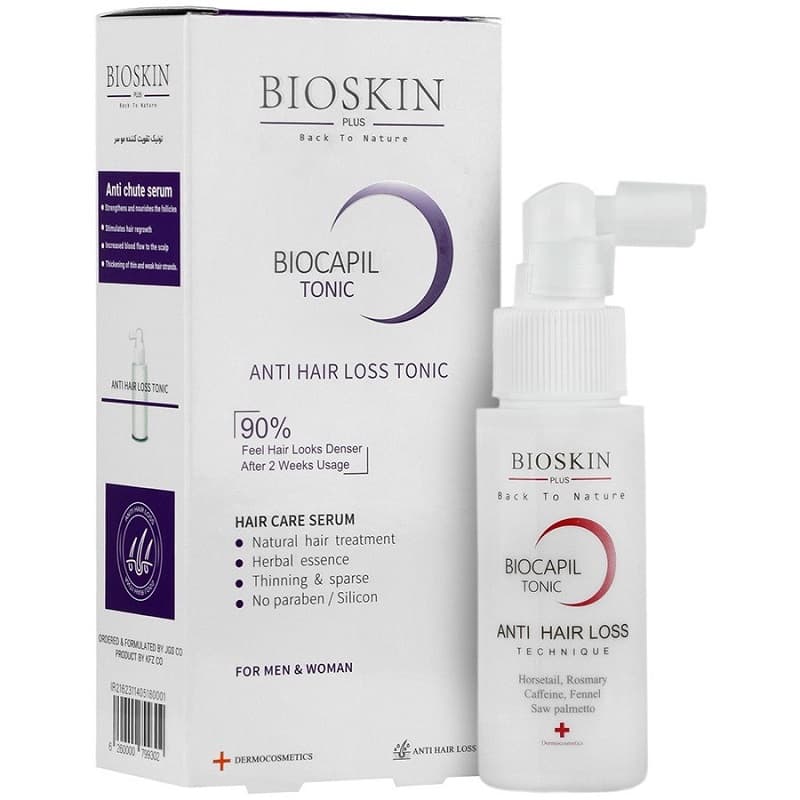 تونیک ضد ریزش مو بایو اسکین حجم 60mL — تصویر ۲